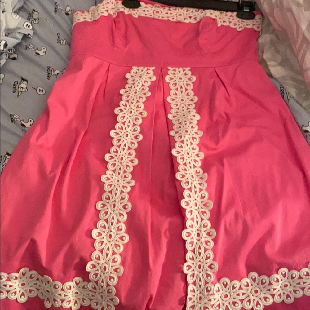 Lilly Pulitzer strapless dress